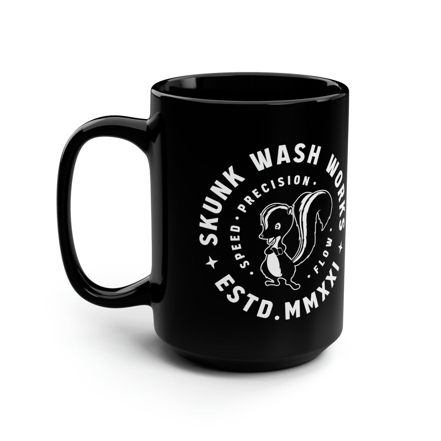 Southeast Softwash Mug 15oz Black Skunk Wash Works Mug