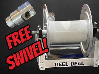 Southeast Softwash *Reel Deal* Pressure Washer & Soft Wash Hose Reel-12 inch With Swivel