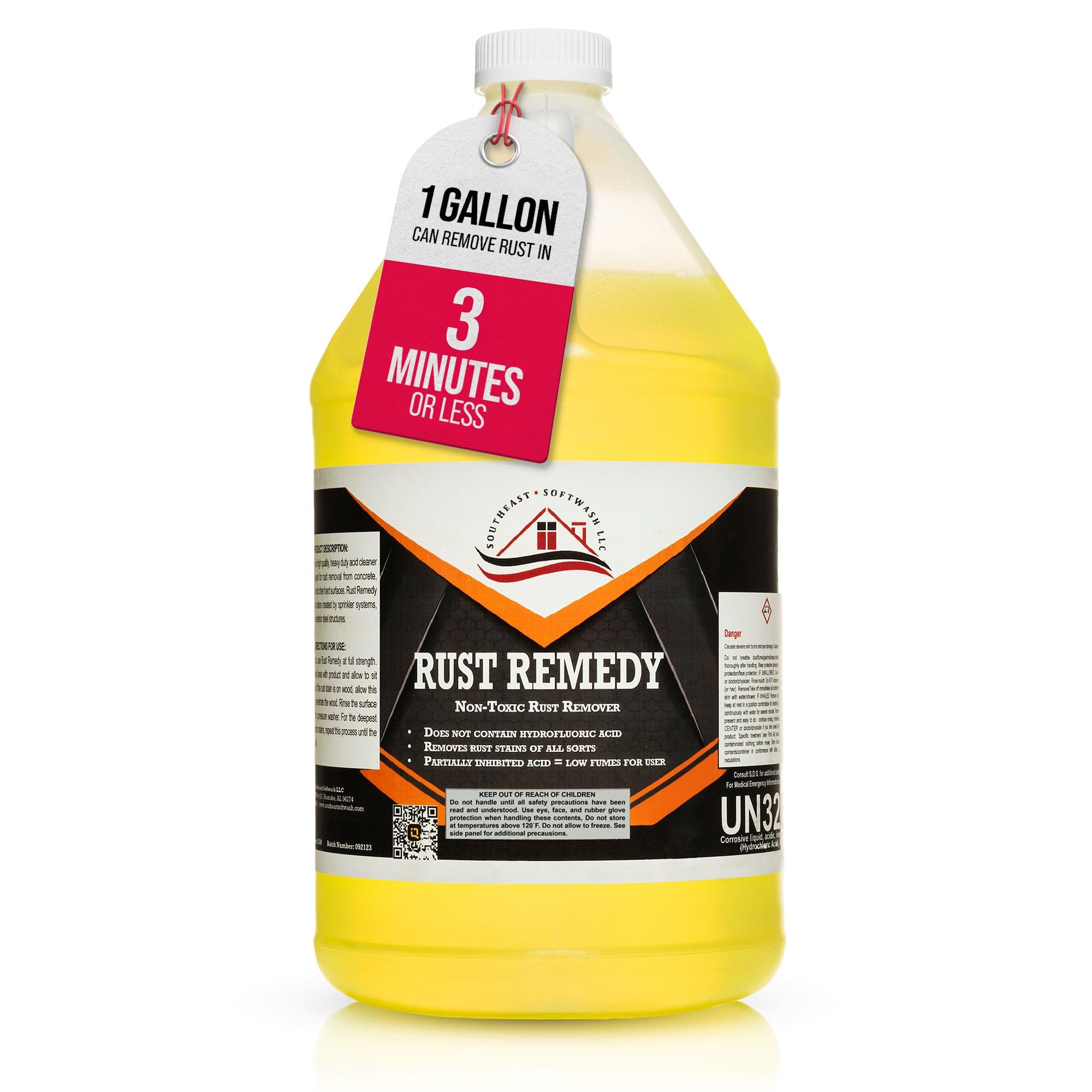 Southeast Softwash Rust Remedy Shippable Hazmat Stain Remover