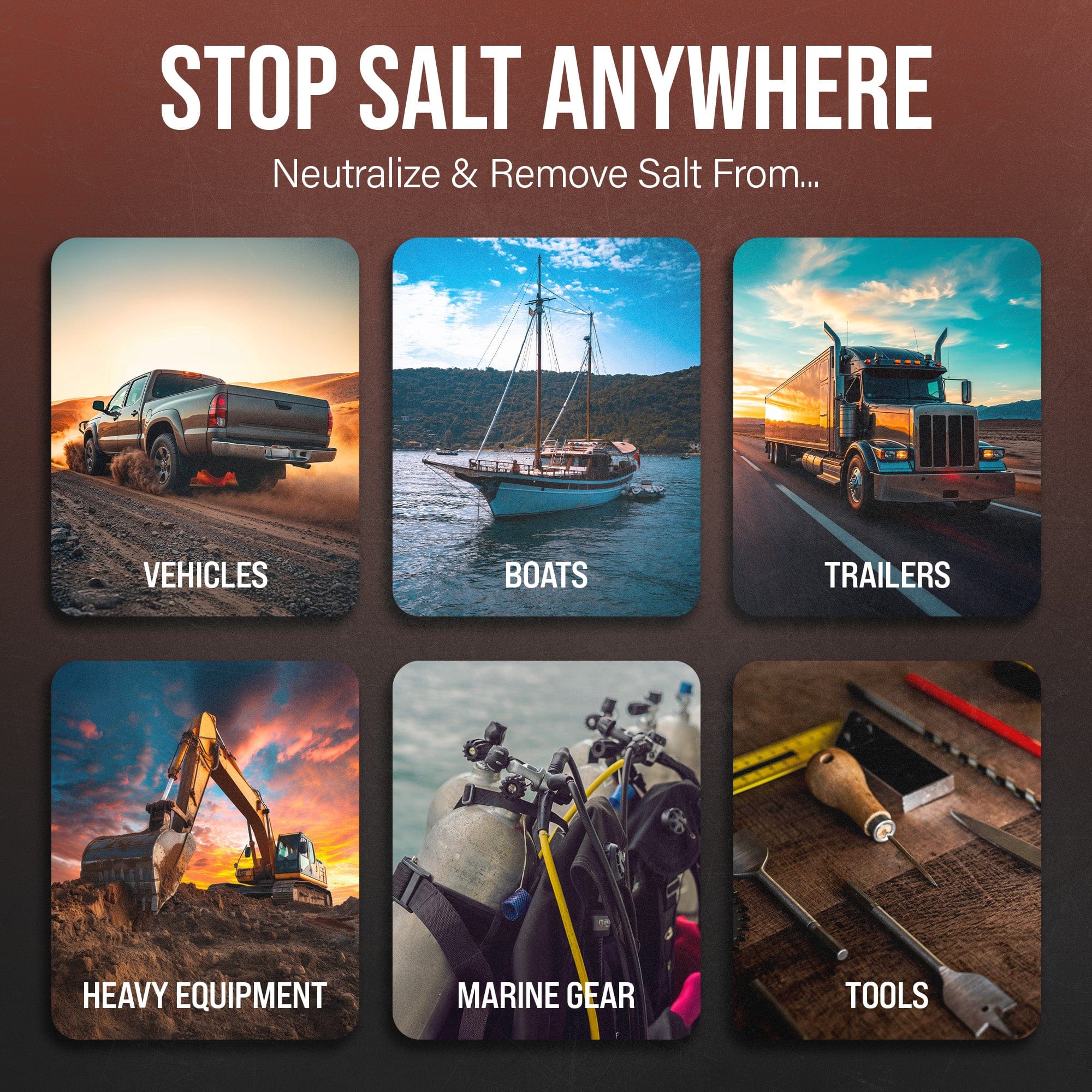 Southeast Softwash Salt Stop Pro – Best Road Salt Neutralizer & Remover for Vehicles, Equipment, Boats, and More – Safe & Eco-Friendly Concentrate
