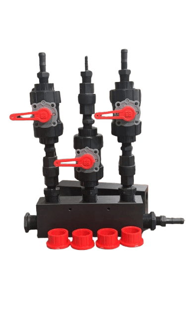 Southeast Softwash Standard - 1/2" fittings / Black Batch Buster™ Blend Manifold - Proportioner