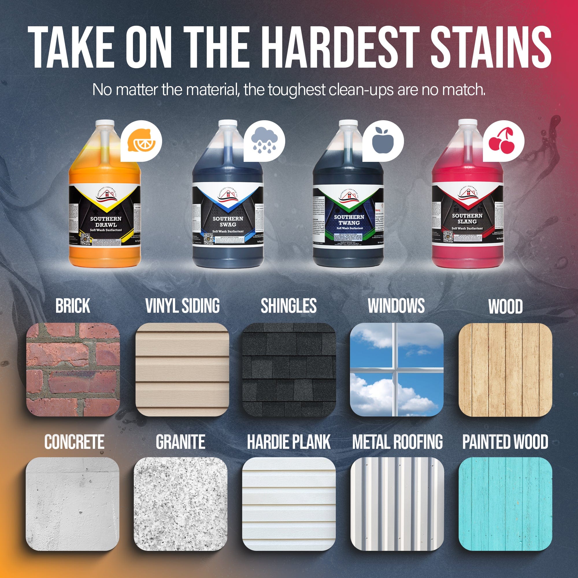 Southeast Softwash Surfactant Variety Pack