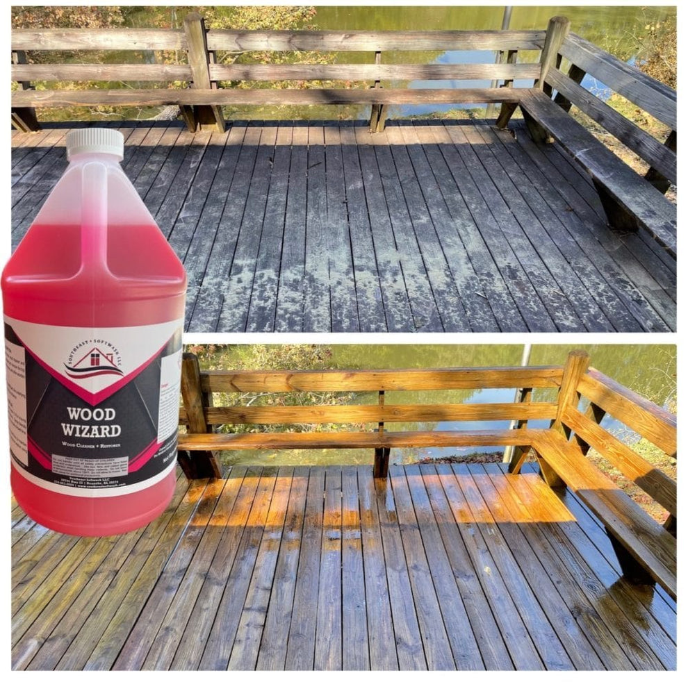 Wood Wizard Deck and Fence Cleaner Southeast Softwash