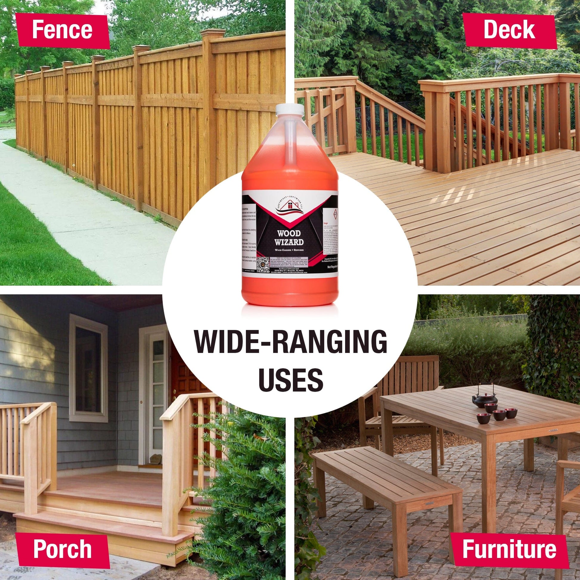 Wood Wizard - Deck and Fence Cleaner – Southeast Softwash